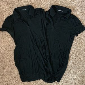 2 Maternity polos